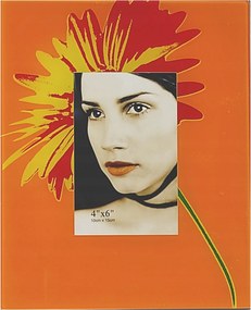 K-4053 K üveg képkeret 10x15 cm. lábbal medálok