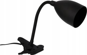 Erős lámpa csiptetővel, fekete