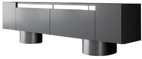 TV szekrény Bohem - Anthracite, Silver