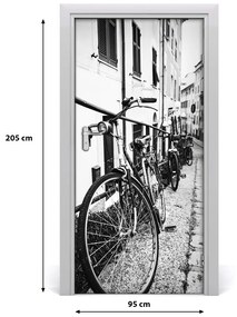 Ajtóposzter városi kerékpárok 75x205 cm