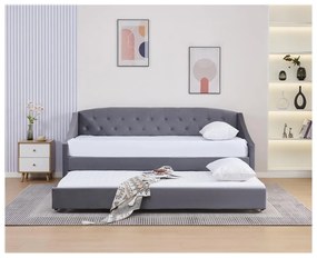 Széthúzható ágy 90 cm Asesorar (szürke) . 1116214