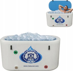 Rozmározó medence Felfújható kád 570 L Regeneráció Jégfürdő XL