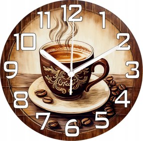 Falióra Kávéscsésze Motívum Ideális Nappaliba és Konyhába 35cm