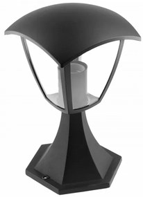 Lámpa Kerti lámpatest MARINA-P, E27, MAX. 20W, IP54, AC220-240V, 50-60Hz, oszlop 30 cm, fekete