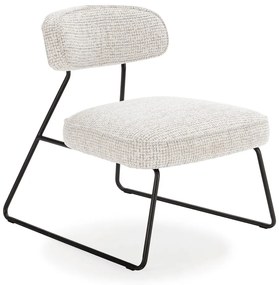 Fehér-bézs fotel Elon – Marckeric