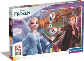 Disney Jégvarázs Winter Magic 104 db-os maxi puzzle Clementoni