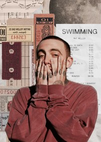 Poszter 21x30 cm Mac Miller A4
