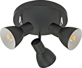 Spot Lámpa Fekete Riado ITALUX-SPL-3422-3-BL