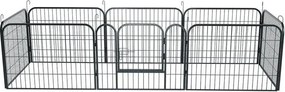 Fém kutyaketrec  kisállatoknak 80 x 60 cm