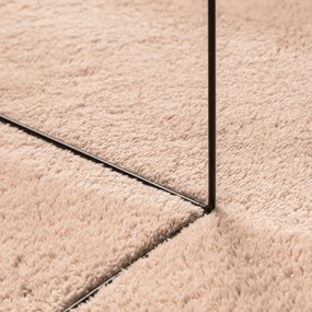 HUARTE púderszínű rövid szálú puha és mosható szőnyeg 80x250 cm