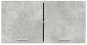 Függő szekrény Riga Beton Szürke 80 x 31 x 40 cm Faanyag