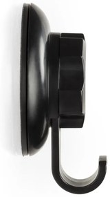 Bestlock Black Small Hooks 4 db fekete öntapadós fali akasztó, ⌀ 5,4 cm - Compactor