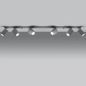 Sollux SL.0462 - MERIDA 6xGU10/40W/230V szürke spotlámpa