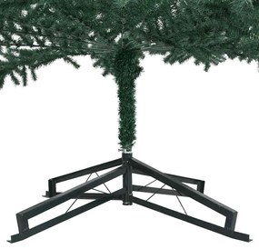 Mesterséges karácsonyfa állvánnyal zöld 500 cm PVC