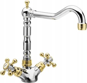 Sapho Antea konyhai csaptelep retro kifolyócsővel króm