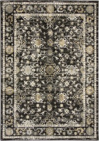 Díszszszőnyeg Antracit Stílusos Puha Nappaliba Lucca 80x150 cm