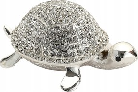 Ezüst teknős ékszerdoboz doboz Gravírozás Ingyenes