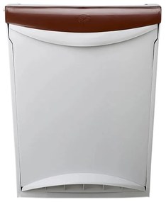 Denox Ekosystem Szelektív hulladékgyűjtő szemetes25 l, barna - biohulladék