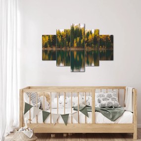 Erdei tó képe (150x105 cm)