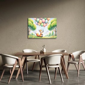 Kép – Boldog róka (70x50 cm)