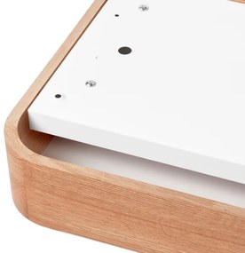 Mennyezeti lámpa OAK SQUARE 2xE27/15W/230V 35x35 cm tölgy