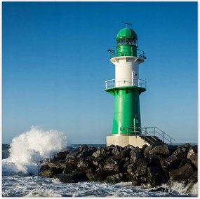 Poszterek 30x30 Világítótorony Tenger