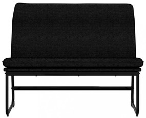 vidaXL fekete szövetpad 100 x 75 x 76 cm