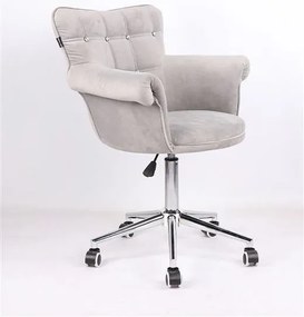 HR804CK Acél modern velúr szék