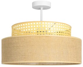 Felületre szerelhető csillár  BOHO 1xE27/60W/230V átm. 40 cm rattan