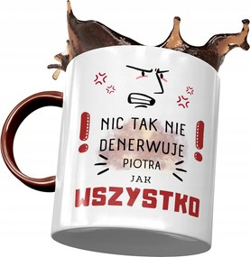 Bordó bögre Péter Kollégáknak Ajándék Nyomtatott Fotóval