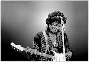 Poszterek 100x70 Jimi Hendrix Gitár Rock