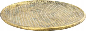 Fém tálca arany 28cm