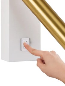 Brilagi - LED Fali spotlámpa MAYA LED/3W/230V 4000K fehér/arany