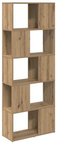 Könyvespolc Kézműves tölgy Forgácslap 60 x 24 x 155 cm