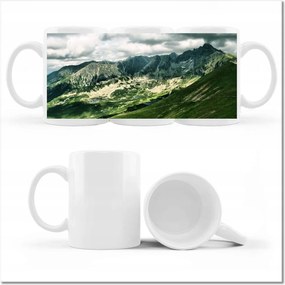 Bögre fényképpel Tátra Lengyel hegyek Kilátás