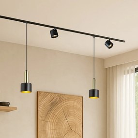 RENDL IRIS 9 pro jednookr. lištu černá 230V LED 12W 24° 3000K