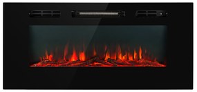 Galeras, elektromos fali és beépített kandalló, 1800 W, LED, 3 szín, időzítő