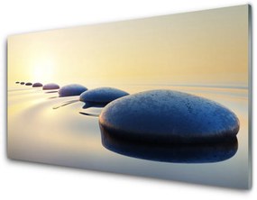 Üvegfotó Stones Water Spa 140x70 cm