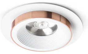 RENDL SHARM R I süllyesztett lámpa fehér réz 230V LED 10W 24° 3000K