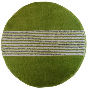 Fürdőszoba-szőnyeg IRSINA Zöld - Zöld / Kör Ø 90 cm