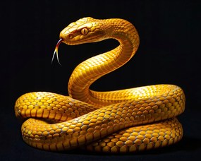 Poszter 50x40cm Aranykígyó