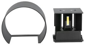 LED Kültéri fali lámpa LED/6W/230V 3000K IP65 fekete