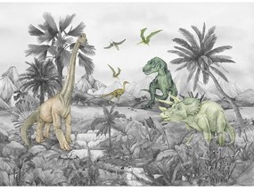 Gyerek fotótapéta Dino 252 x 182 cm, 4 részes