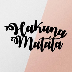 Hakuna Matata fém faldekoráció