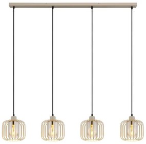 Globo 15758-4H - Kábeles csillár ALFRED 4xE27/40W/230V