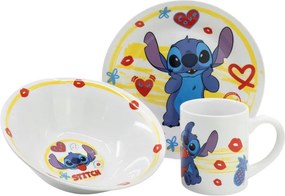 Disney Lilo és Stitch, A csillagkutya Heart porcelán étkészlet Díszdobozban