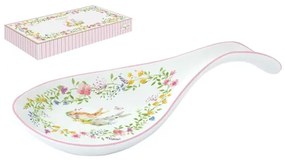 Húsvéti porcelán fakanáltartó kanál forma Happy Easter
