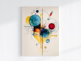 Poszter Absztrakt Geometria Bauhaus Stílus Kandinszkij 75x100