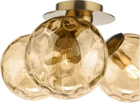 Dar Lighting modern mennyezeti lámpa ulrika antik bronz darulr5306