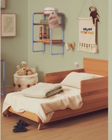 Világoszöld jacquard gyerek takaró 130x170 cm Tivaro – Kave Home